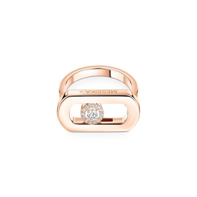 Bague Messika So Move en or rose et diamants