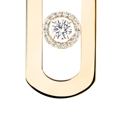 Boucles d'oreilles pendantes Messika So Move XL en or jaune et diamants