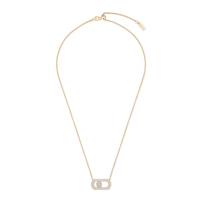 Collier Messika So Move pavé en or jaune et diamants