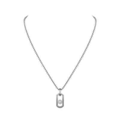 Collier Messika So Move en titane et diamants