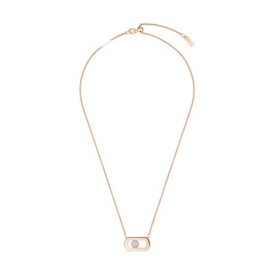 Collier Messika So Move en or rose et diamants