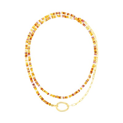 Mellerio Cabinet de Curiosité nacklace Lien Pierres Orange L