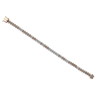 Bracelet Kismet by Milka Balconies Castel en or rose et diamants