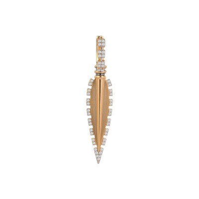 Kismet by Milka Victory Alexandria Single Earring in Rose Gold and Diamonds