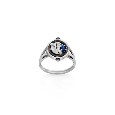 Elie Top Sirius Mira Sapphire Ring