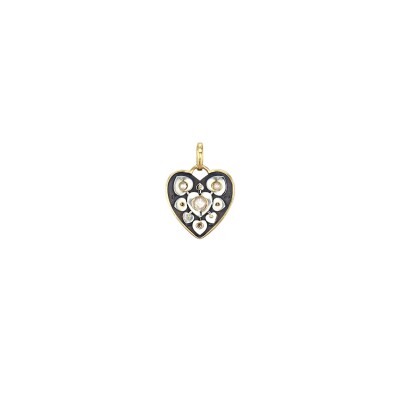 Elie Top Mini Charm Heart La Dame du Lac Pendant