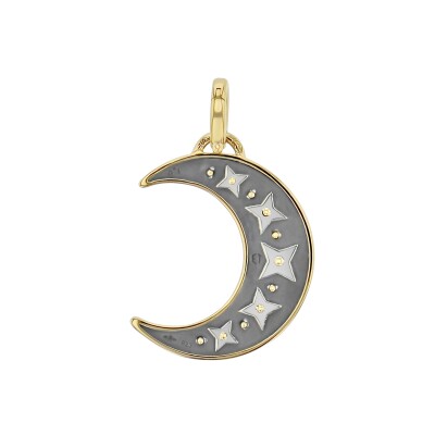 Elie Top Mini Charm Moon La Dame du Lac Pendant