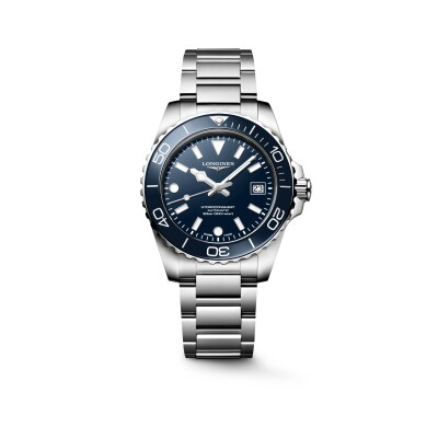 Longines Hydroconquest 39mm Lacquered Blue Dial Watch