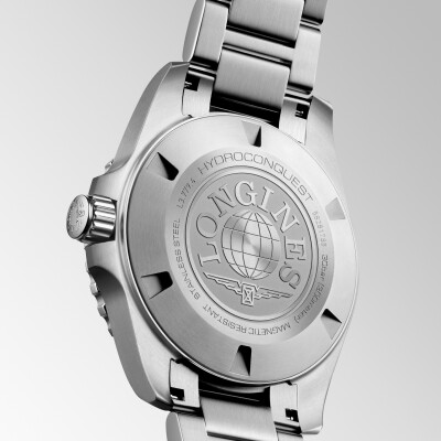 Longines Hydroconquest 39mm Lacquered Dark Dial Watch