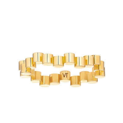 Viltier Edge Mini Ring in Yellow Gold