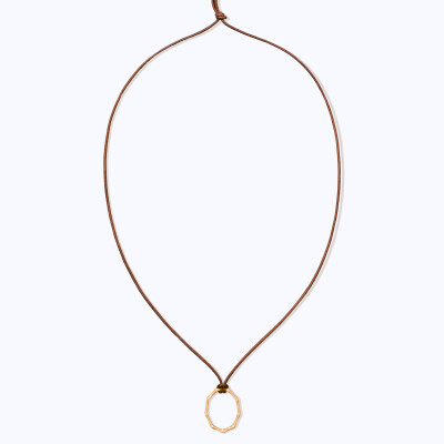 Collier Tityaravy Sugarcane en or jaune et diamants