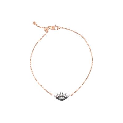 Bracelet Kismet by Milka 10th Eye en or rose et diamants