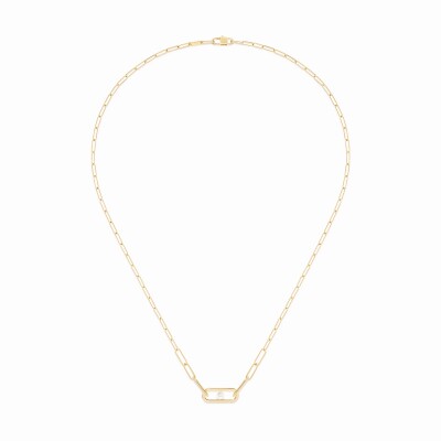 Collier dinh van Maillon Perle Petit Modèle en or jaune et perle Akoya