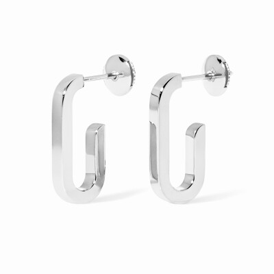 Boucles d'Oreilles dinh van Petit Modèle en or blanc