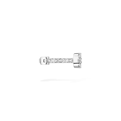 Clip d'oreille Messika Move Uno pavé en or blanc et diamants