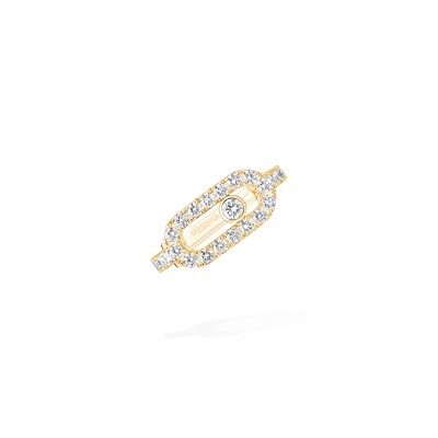 Clip d'oreille Messika Move Uno pavé en or jaune et diamants