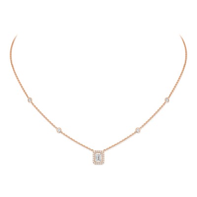 Collier Messika Joy en or rose et diamants