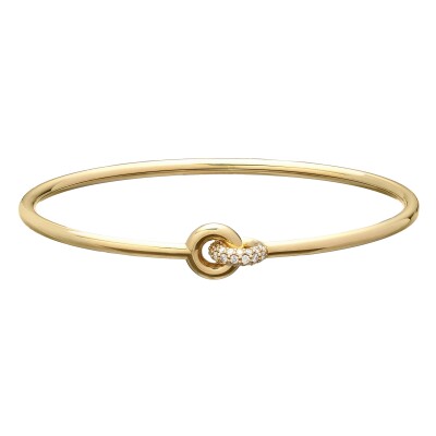 Bracelet Charlotte CHESNAIS Twin Pavé en or jaune et diamants