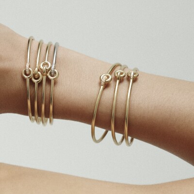 Bracelet Charlotte CHESNAIS Twin en or jaune