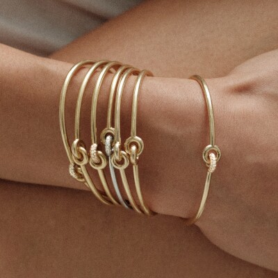 Bracelet Charlotte CHESNAIS Twin en or jaune