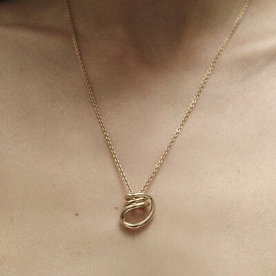 Collier Charlotte CHESNAIS Round Trip Petit modèle en or jaune