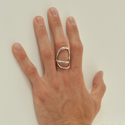 Bague Charlotte CHESNAIS Ribbon en argent
