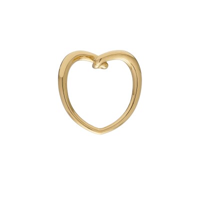 Bague Charlotte CHESNAIS Coeur Serti Sculpté en or jaune et diamant