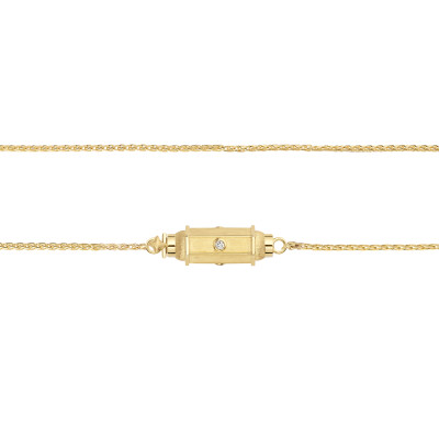 Collier Marie Lichtenberg Micro Locket Coco Diamants 50cm
