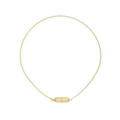 Collier Marie Lichtenberg Micro Locket Coco Diamants 50cm