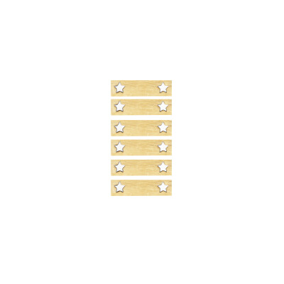 Marie Lichtenberg Baby Locket Star Necklace in yellow gold 42cm