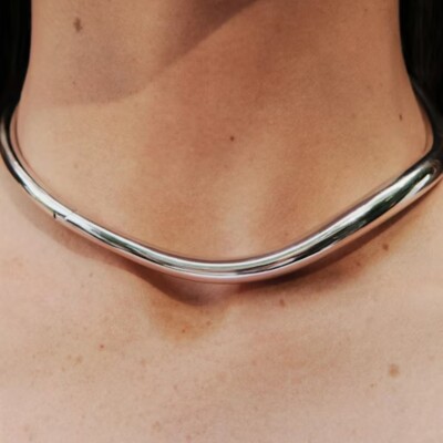 Charlotte CHESNAIS Wave Silver Necklace