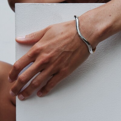 Bracelet Charlotte CHESNAIS Wave en argent