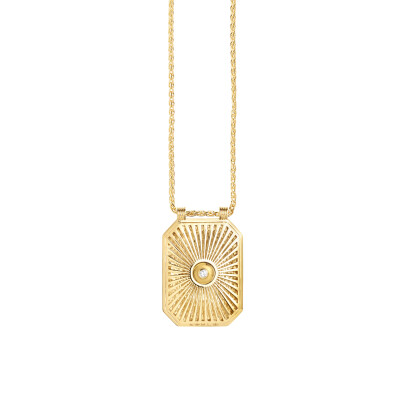 Collier Marie Lichtenberg Scapulaire Star en or jaune et diamants 44cm