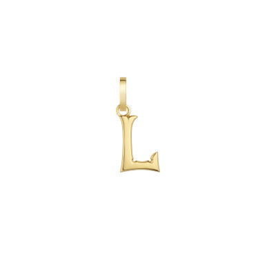 Pendentif Marie Lichtenberg Letter ( A,B,D,E,G,H,K,M,N,P,R,W,X,Z ) 17.5mm en or jaune