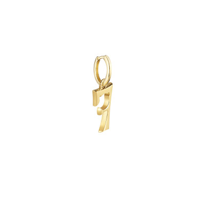 Pendentif Marie Lichtenberg Number en or jaune 17.5mm