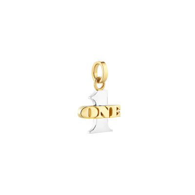 Pendentif Marie Lichtenberg One en or jaune et or blanc