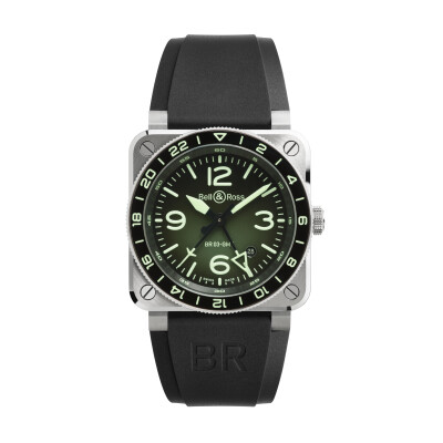 Bell & Ross BR-03 GMT GREEN LUM Watch