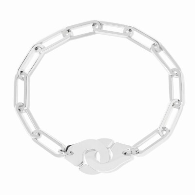 Bracelet Menottes dinh van XL en platine