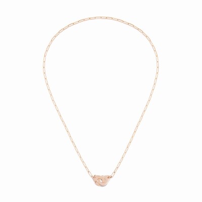 Collier dinh van Menottes petit modèle en or rose