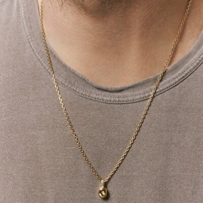 Viltier November Birthstone Pendant in Yellow Gold and Citrine