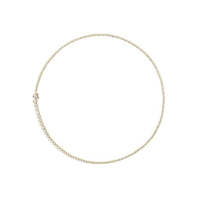 Collier Sophie Bille Brahe Collier de Tennis Classique en or jaune et diamants