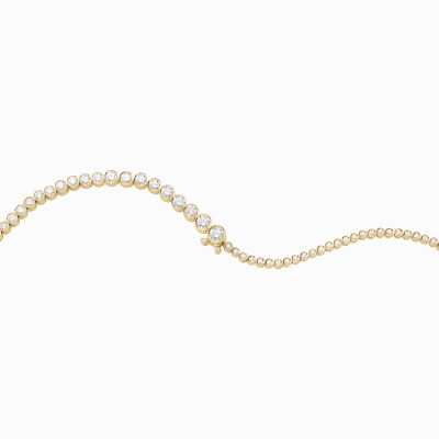 Collier Sophie Bille Brahe Collier de Tennis Classique en or jaune et diamants