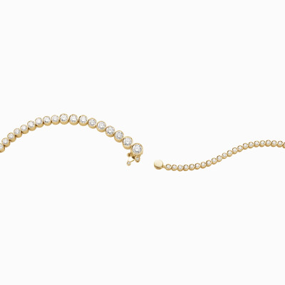 Collier Sophie Bille Brahe Collier de Tennis Classique en or jaune et diamants
