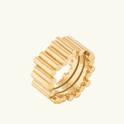 Bague Viltier Edge Large en or jaune