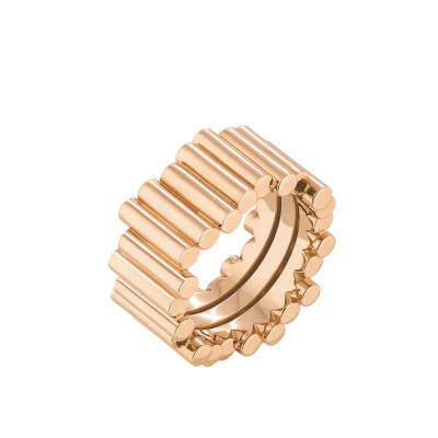 Bague Viltier Edge Large en or rose