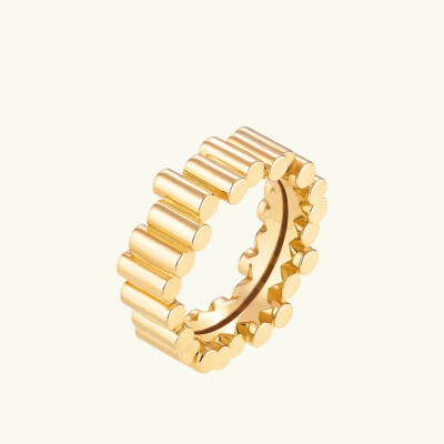 Bague Viltier Edge Médium en or jaune