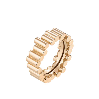 Bague Viltier Edge Médium en or rose
