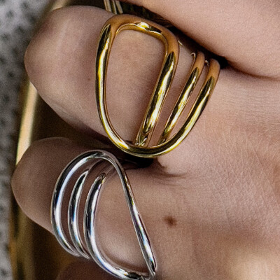 Bague Charlotte CHESNAIS Petit Round Trip en argent