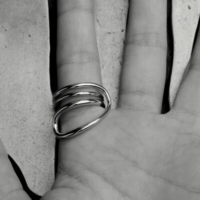 Bague Charlotte CHESNAIS Petit Round Trip en argent
