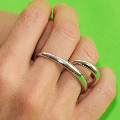 Bague Charlotte CHESNAIS Heart en argent